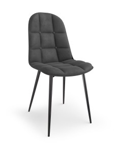 K417 krzesło popielaty velvet 
