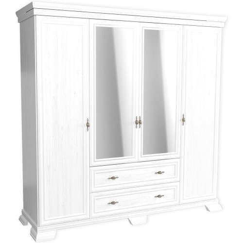 Szafa KORA 208 cm KS3 biel lub orzech