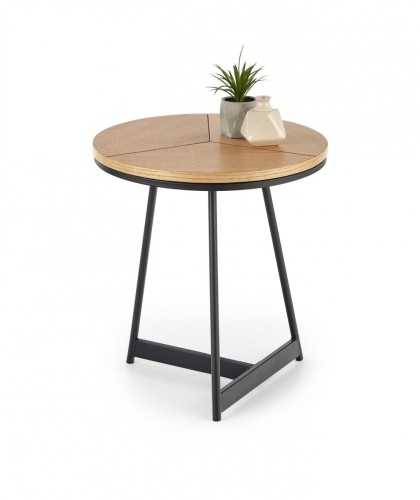 KARIDA-S ława dąb naturalny/czarny (1p=1szt)