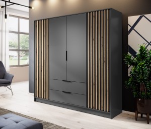 Szafa Nely 4D  bez lustra 206 cm 