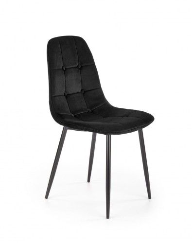 K417 krzesło czarny velvet 