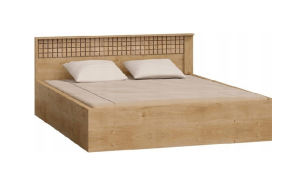 łóżko 160x200 Natural N17 ze stelażem i pojemnikiem