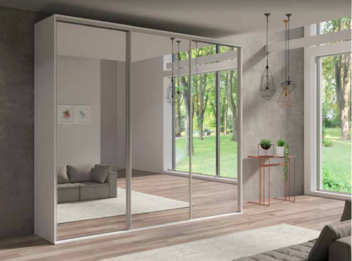 Szafa Grande 277 cm z 3  lustrami