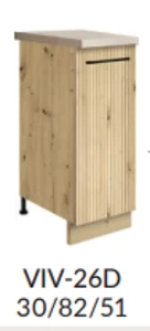 Szafka VIVA 26D 30cm kosz cargo