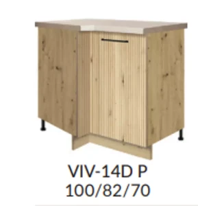 Szafka VIVA 14D 100/70 cm narożna  Prawa
