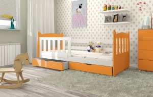 Łóżko MILKY 160x75 z materacem