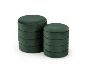 PACHO zestaw 2 puf, c.zielony (1p=1set)