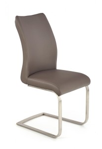 OPAL / metal szczotkowany / ekoskóra szara 