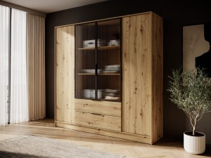 Szafa KELY  artisan 203  szkło karbowane