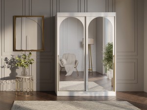Szafa MODA 150 cm cashmire lub biała 