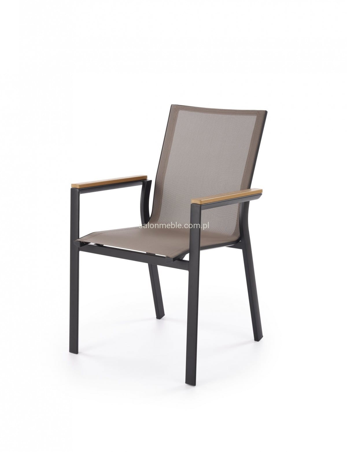 FIERRO krzesło, czarny / popielaty / brązowy (1p=1szt)