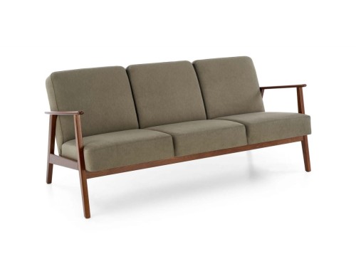 MILANO 3S sofa - oliwkowy tap. Castel 39 