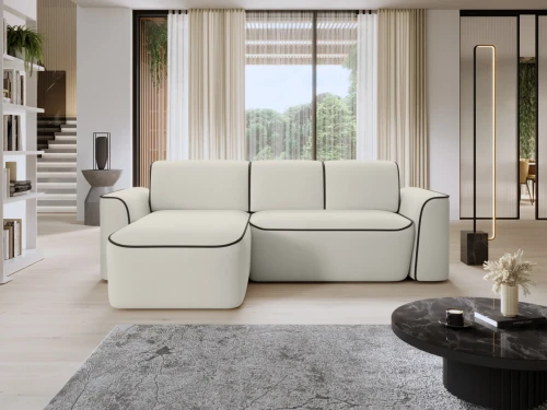 Narożnik UME 287/190 z wysuwanym elektrycznie siedziskiem 