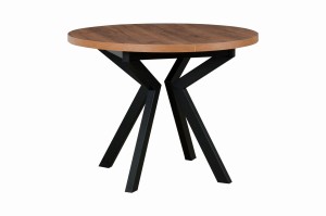 Stół okrągły  noga METAL fi 100 rozkładany do 180 cm 