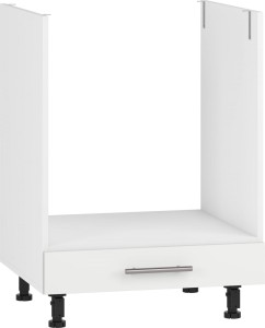 VENTO DP-60/82 szafka dolna pod zabudowę piekarnika front: biały mat (1p=1szt) szuflada