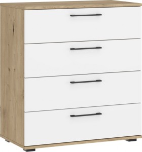 FORMO system szaf modułowych - KOMODA KM-1 dąb artisan/biały (1P=1SZT)