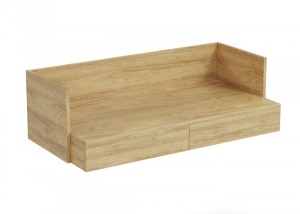 MOBIUS BIURKO 2S korpus: hikora naturalna, fronty - hikora naturalna (1p=1szt)