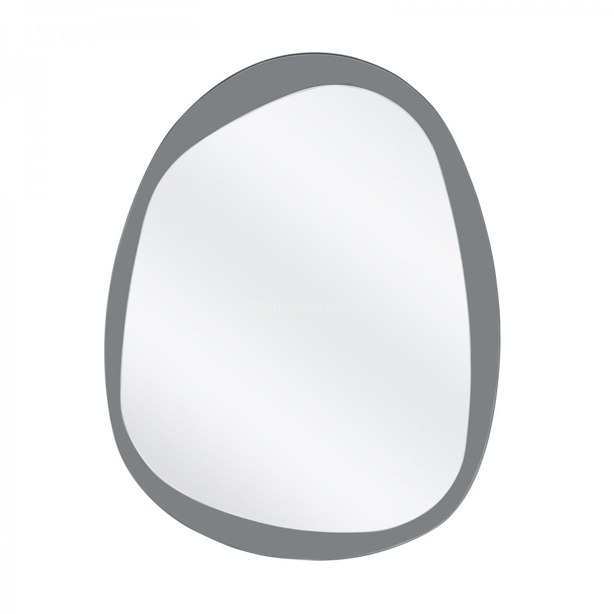 PLAZA lustro ścienne, srebrny / niebieski (1p=1szt)