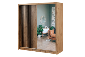 Szafa London 203 cm  z lustrem