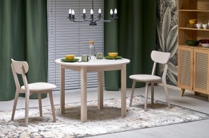 RINGO stół kolor blat kaszmir, nogi - kaszmir (102-142x102x76 cm) (2p=1szt)