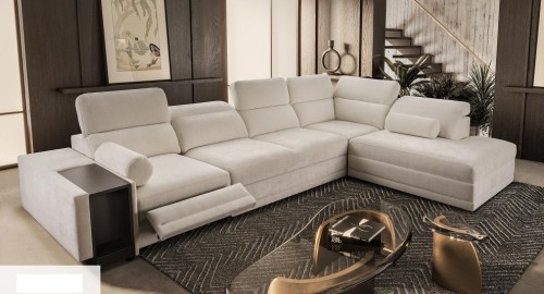 Narożnik OZI LUX III 350/214 z ładowarką i barkiem  