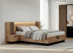 Łóżko Lux BALI 160 z stolikami