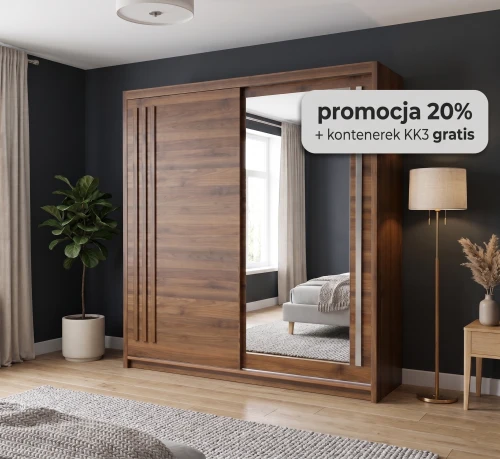 Szafa Columbia 200 cm + Kontenerek Gratis WYPRZEDAŻ