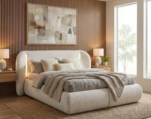 Łóżko COCO 160/200 z oświetleniem LED w zagłówku