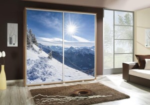 Szafa z grafiką 205 Zima 2