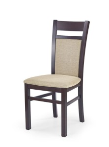 GERARD2 krzesło ciemny orzech / tap: Torent Beige 