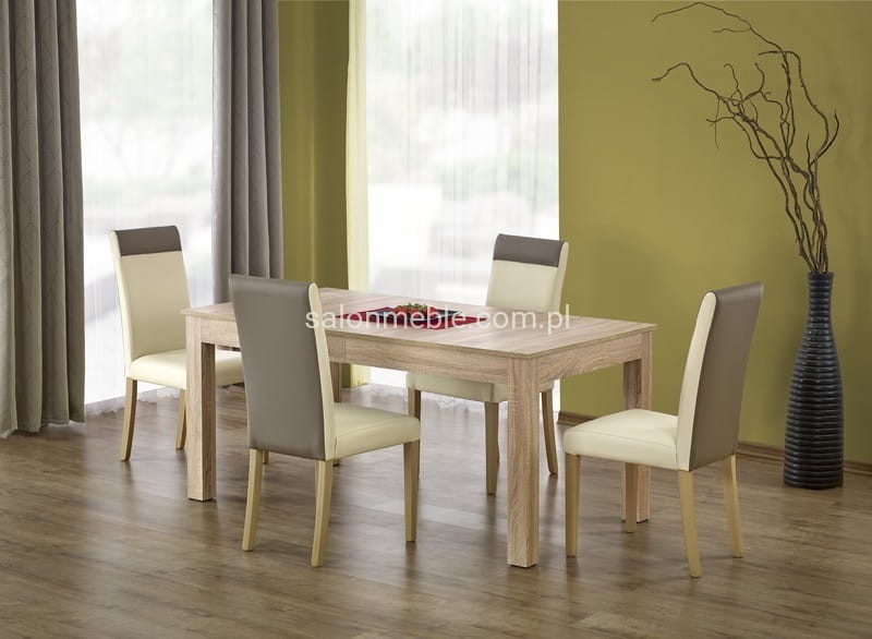 SEWERYN 160/300 cm stół kolor dąb sonoma (160-300x90x76 cm) (3p=1szt)