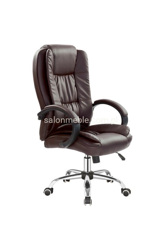 RELAX fotel gabinetowy ciemny brąz