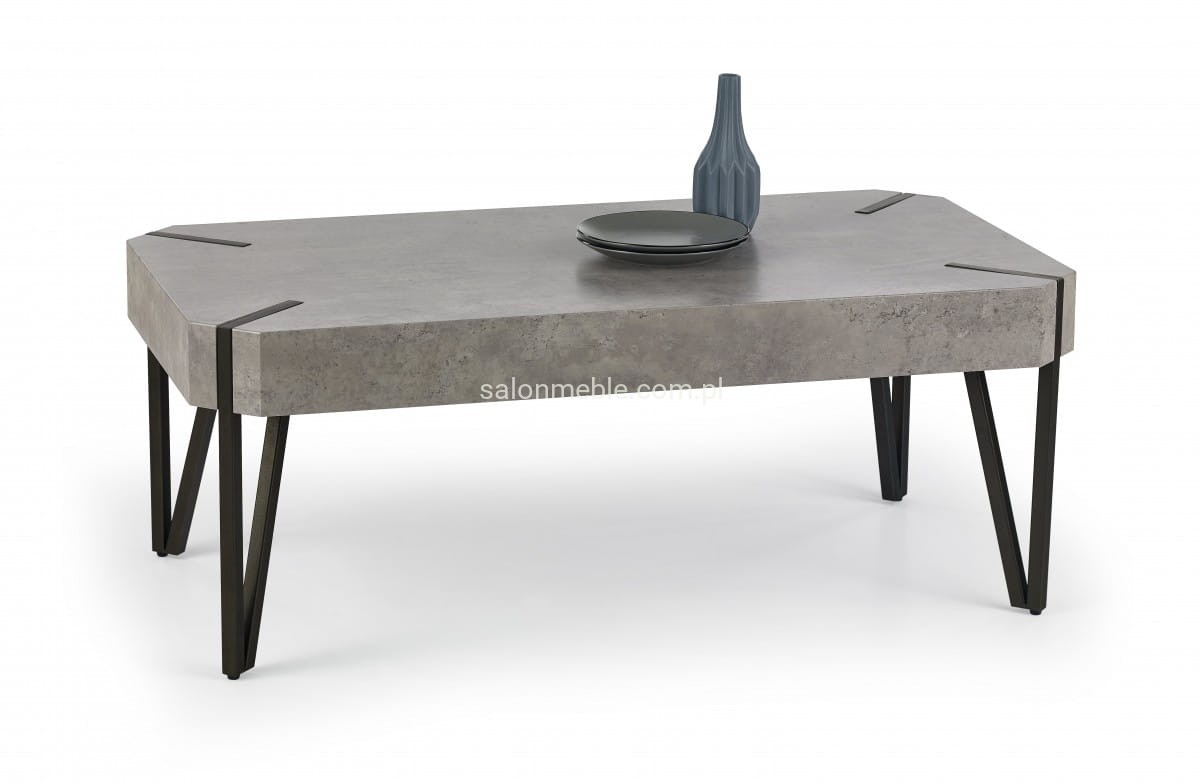 EMILY ława beton / czarny (1p=1szt)