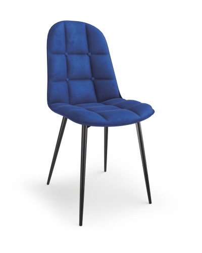 K417 krzesło granatowy velvet 