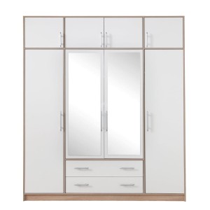 Szafa Smart 200 SRL1 +SRN1 z nadstawką  z lustrami 