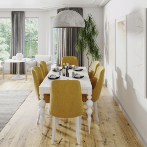 Stół rozkładany Edball 160 x 90 cm 