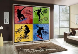 Szafa z grafiką 205 Skate 1