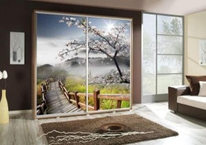 Szafa z grafiką 205 Schody