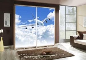 Szafa z grafiką 205 Samolot 2