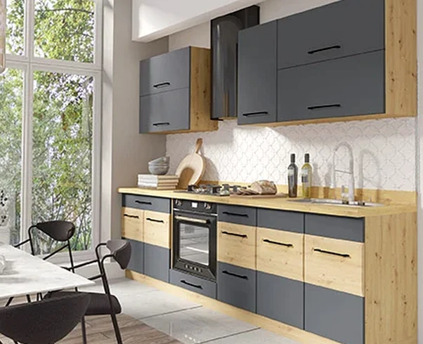 Kuchnia Infinity Gray - inspiracja do salonu